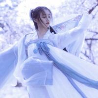 红色背景吸烟头像女生头像(10)