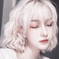 森系短发图片女生头像