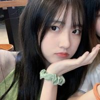 红色背景吸烟头像女生头像(18)