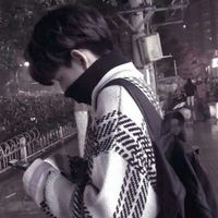 二次元男生头像萌帅黑白头像(20)