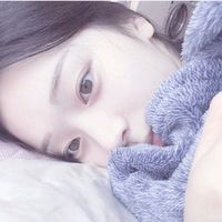 高清蓝色系女生头像小清新自然(10)