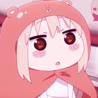 女生动漫头像 侧身低头
