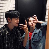 情侣头像两人带耳钉(15)