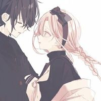 情侣头像漫画绿色衣服