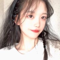 头像女生海边侧面(13)