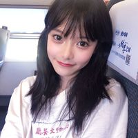唯美女生丸子头头像女生头像(12)