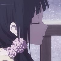 动漫背影图片长发女孩头像唯美(19)