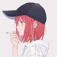 动漫女背影高清头像小清新图片