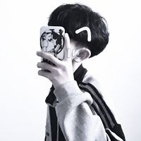 侧脸黑色头像男生头像图片大全