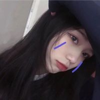 唯美女生丸子头头像女生头像(9)