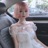 高清蓝色系女生头像小清新自然