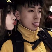 情侣亲吻头像黑白图片(15)