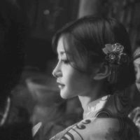 小辫子简笔画情侣头像(9)