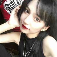 蓝色头发动画女生头像(16)