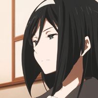 女生动漫黑白头像酷(3)