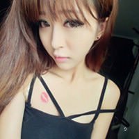 好看的女生微信头像 对你的爱已飞涨到百分百(48)_WWW.AIGEXING.COM