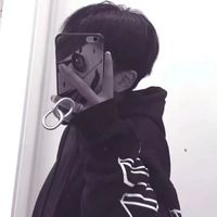 原宿孤独黑暗头像男生