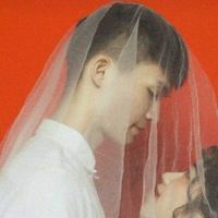 抽烟的男生情侣黑头像