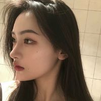 蓝色头发动画女生头像(4)