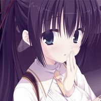 白色背影卡通情侣头像女生