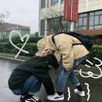 原宿风情侣头像背影头像个性网(7)