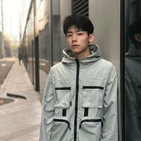 二次元男生头像萌帅黑白头像(14)
