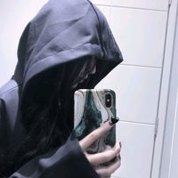 头像女生海边侧面(10)