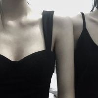 小辫子简笔画情侣头像(12)