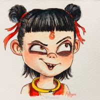 人和动物对视动漫头像(2)