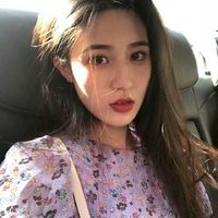 高清蓝色系女生头像小清新自然(12)