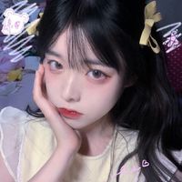 蓝色头发动画女生头像(3)