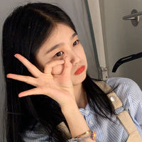 红色背景吸烟头像女生头像(14)