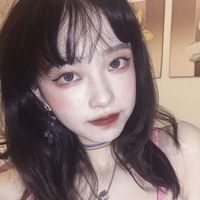 花遮一只眼睛女生头像