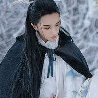 情侣头像韩国范黑白