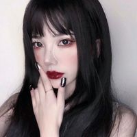 闺蜜头像简笔画女生(10)