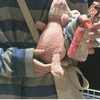 棕色大衣头像女生图片大全