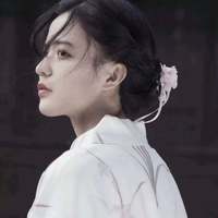 唯美女生丸子头头像女生头像(7)