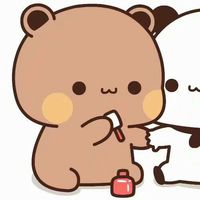 情侣头像卡通呆萌一对 可爱 简单