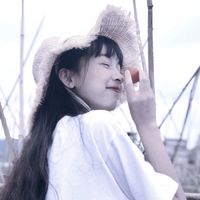 高清蓝色系女生头像小清新自然(13)