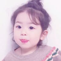 可爱丸子头捂脸头像女生头像