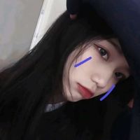 女生侧面脸回头的头像(20)