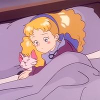 戴帽子的猫咪情侣头像卡通头像(4)