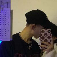情侣头像蓝色一男一女