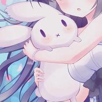 齐刘海女孩情侣头像大全(7)