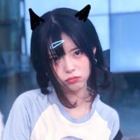 女生头像直发黑发(10)