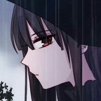 动漫男打伞头像(13)
