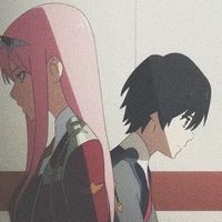 红底猫咪情侣头像(20)