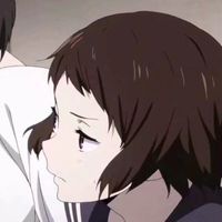 高清蓝色系女头像动漫情侣头像(15)