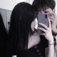 戴口罩情侣头黑白头像女生头像女生(7)