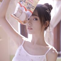 侧面裸背图片女生头像(15)